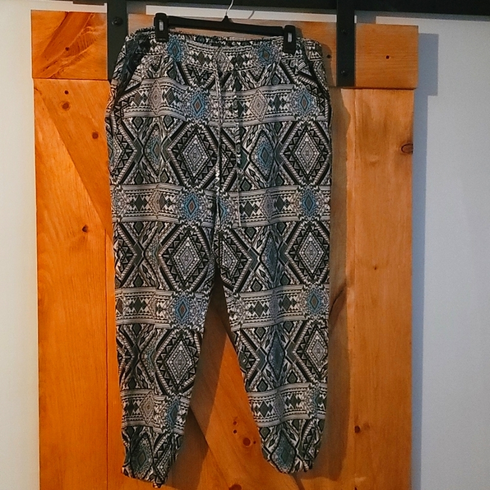 Tribal print harem pant